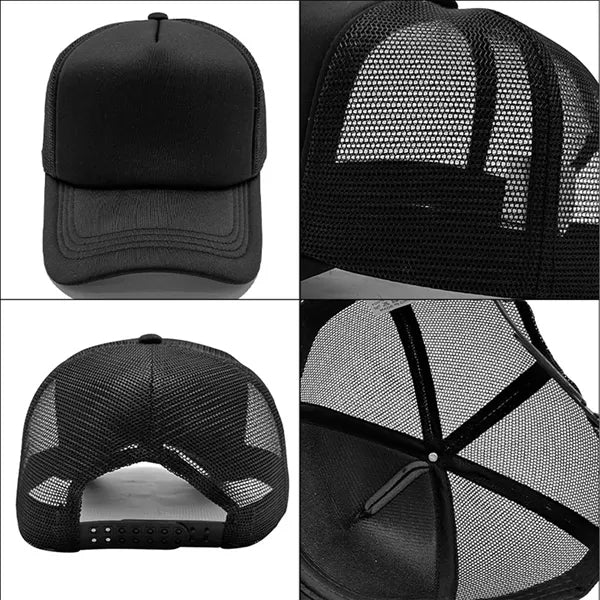 Custom Mesh Trucker Hat Front Panel Adjustable Snapback Cap