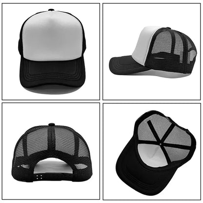 Custom Mesh Trucker Hat Front Panel Adjustable Snapback Cap