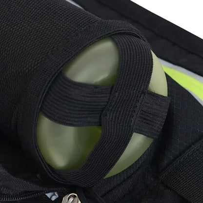 Reflective Running Waist Pack With Bottle Holder For Outdoor