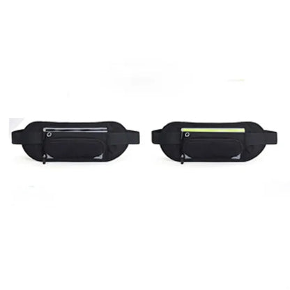 Reflective Running Waist Pack With Bottle Holder For Outdoor
