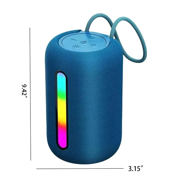 RGB Light Portable Bluetooth Speaker 360 Surround Sound