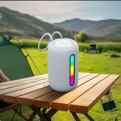 RGB Light Portable Bluetooth Speaker 360 Surround Sound