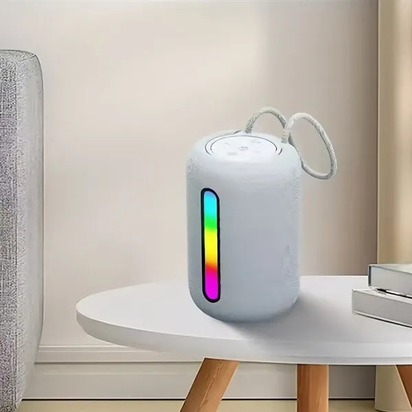 RGB Light Portable Bluetooth Speaker 360 Surround Sound