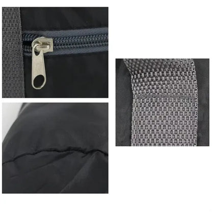 30L Foldable Travel Duffel Bag Zipper Pocket Carry Handles