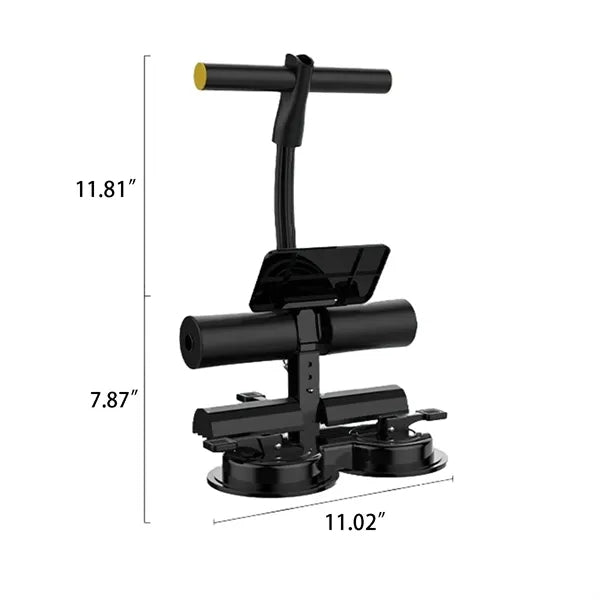 Smart Sit Up Aid With Phone Holder And Triple Suction Base