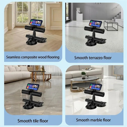 Smart Sit Up Aid With Phone Holder And Triple Suction Base