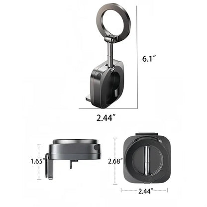Magnetic Travel Phone Mount Holder Adjustable Clamp Stand