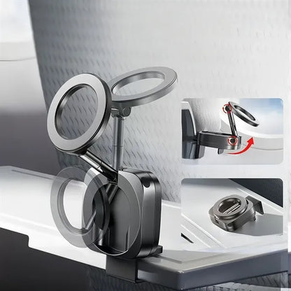 Magnetic Travel Phone Mount Holder Adjustable Clamp Stand