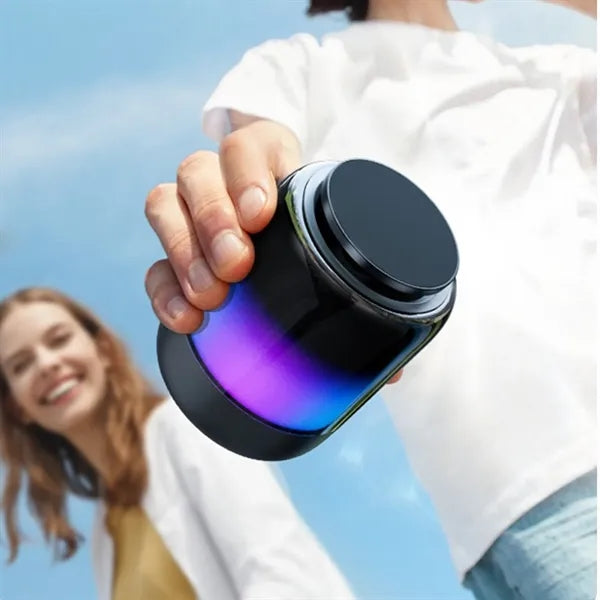 Bluetooth Speaker Magnetic Phone Holder And RGB Night Light