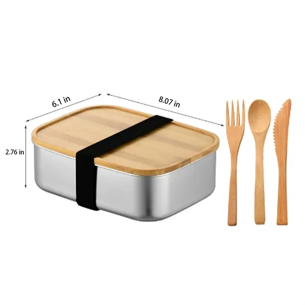 Eco Friendly Stainless Steel Lunch Bento Box With Lid