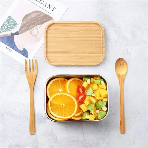 Eco Friendly Stainless Steel Lunch Bento Box With Lid