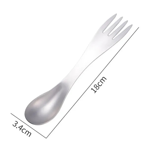 Multifunctional Stainless Steel Spork for Outdoor