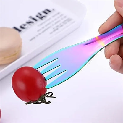 Multifunctional Stainless Steel Spork for Outdoor