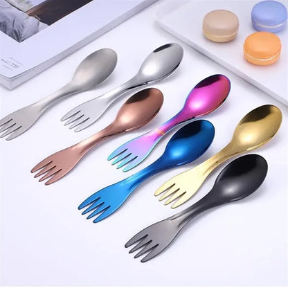 Multifunctional Stainless Steel Spork for Outdoor