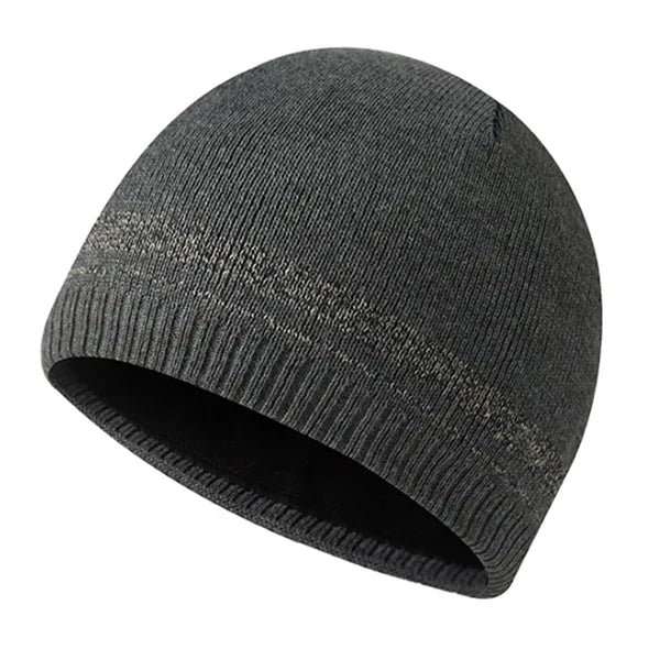 Winter Knit Beanie Hat With Soft Lining For Cold Weather