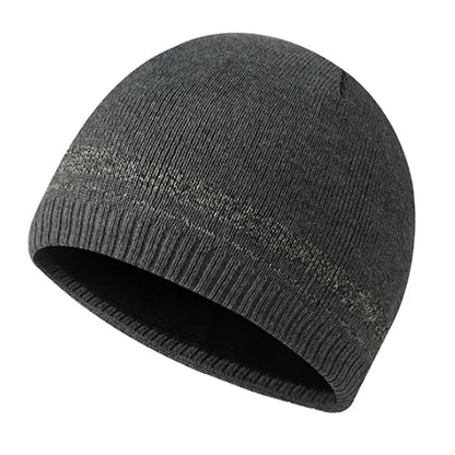 Winter Knit Beanie Hat With Soft Lining For Cold Weather