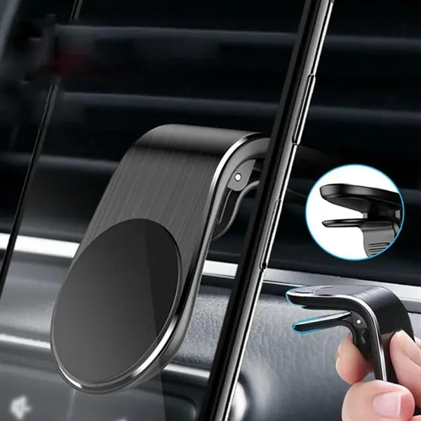 Magnetic Car Air Vent Mount Holder Aluminum Phone Stand