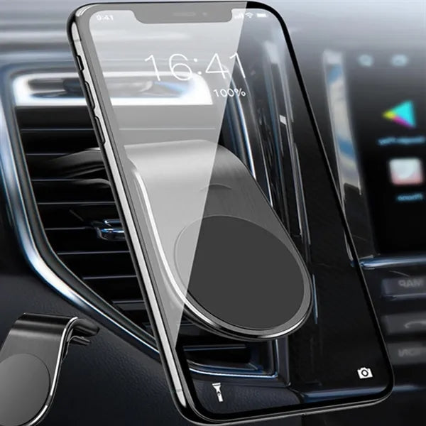 Magnetic Car Air Vent Mount Holder Aluminum Phone Stand