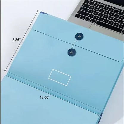 Durable Closure Accordion Pocket File Organizer Folder