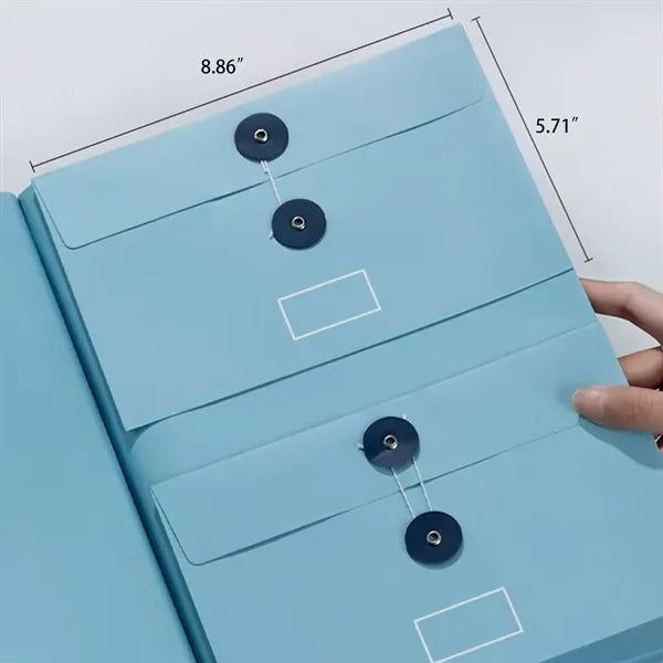 Durable Closure Accordion Pocket File Organizer Folder