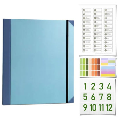 Durable Closure Accordion Pocket File Organizer Folder