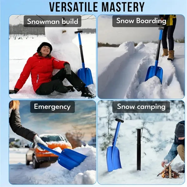 Durable Heavy Duty Snow Shovel With Safety Hammer And Handle