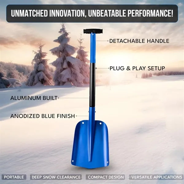 Durable Heavy Duty Snow Shovel With Safety Hammer And Handle
