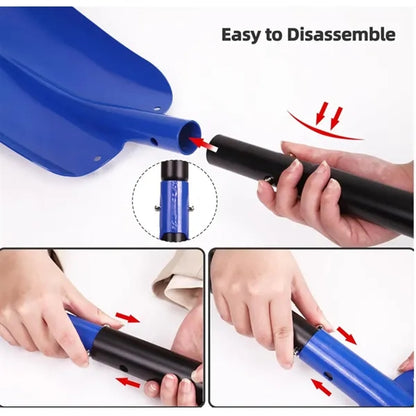Durable Heavy Duty Snow Shovel With Safety Hammer And Handle