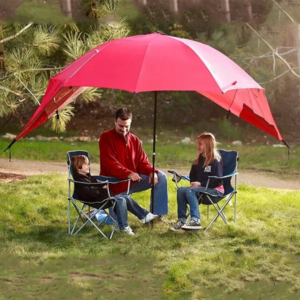 Outdoor Portable UV Protection Beach Umbrella With Window
