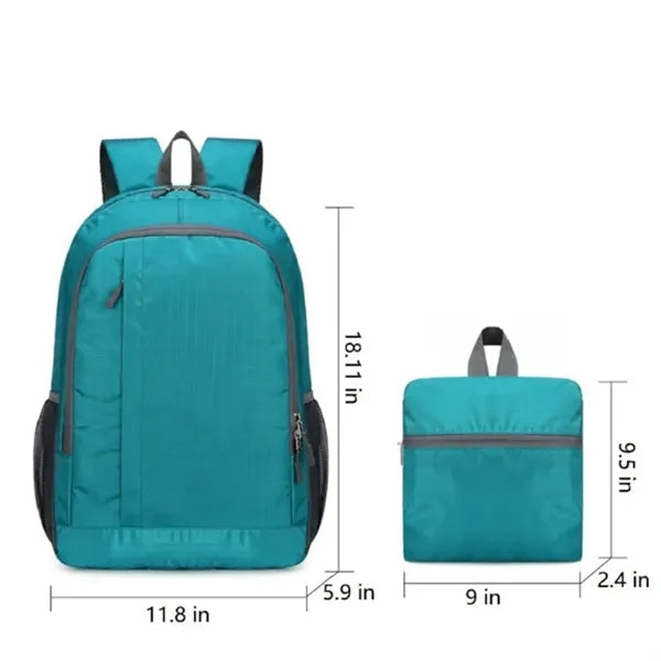 Custom Foldable Lightweight Backpack for Travel & School