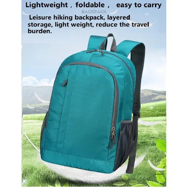 Custom Foldable Lightweight Backpack for Travel & School