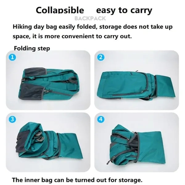 Custom Foldable Lightweight Backpack for Travel & School