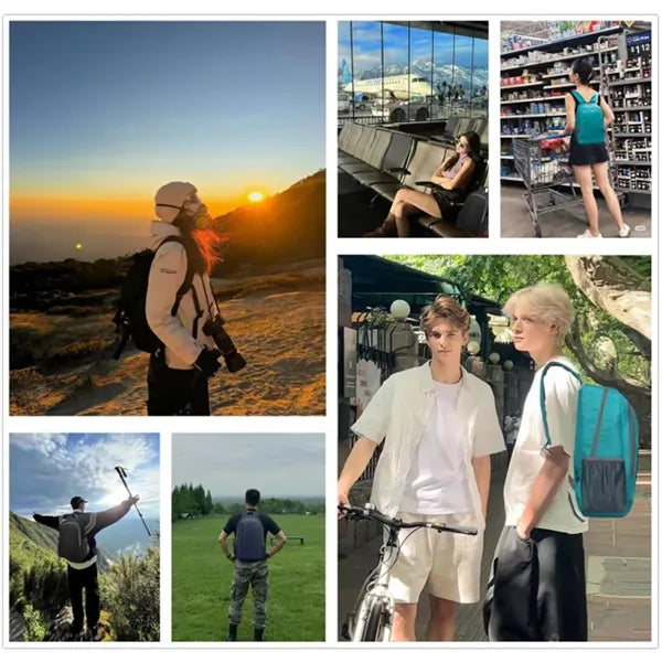Custom Foldable Lightweight Backpack for Travel & School