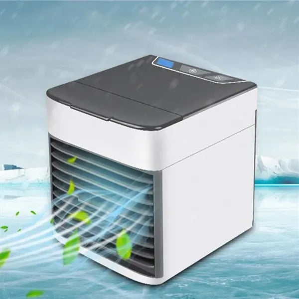 Portable Mini Air Cooler Fan With Humidifier For Desktop