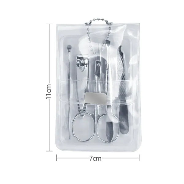 Portable Manicure Pedicure Set in Travel Case