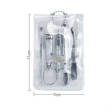 Portable Manicure Pedicure Set in Travel Case
