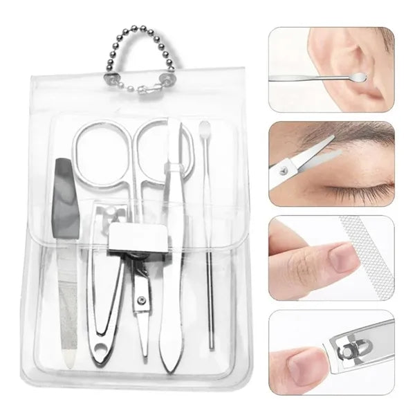 Portable Manicure Pedicure Set in Travel Case