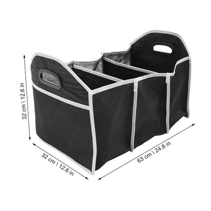 Foldable Multi-Compartment Car Trunk Organizer