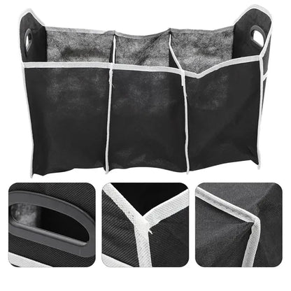 Foldable Multi-Compartment Car Trunk Organizer