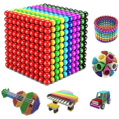 Magnetic Sculpture Balls in Portable Tin Case