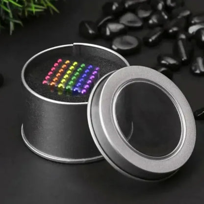 Magnetic Sculpture Balls in Portable Tin Case