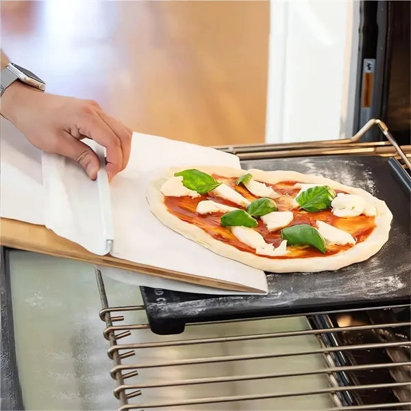 Non-stick Sliding Easy Transfer Pizza Paddle with Handle