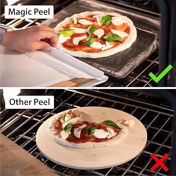 Non-stick Sliding Easy Transfer Pizza Paddle with Handle
