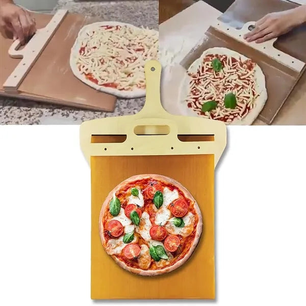 Non-stick Sliding Easy Transfer Pizza Paddle with Handle