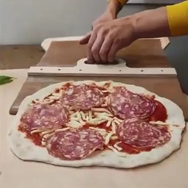 Non-stick Sliding Easy Transfer Pizza Paddle with Handle