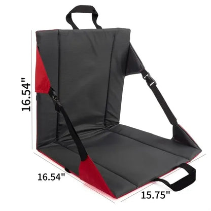 Portable Stadium Seat Cushion with Backrest