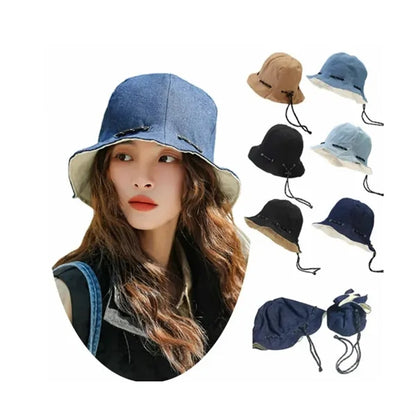 2-in-1 Fisherman Hat with Drawstring Bag Outdoor Gear.
