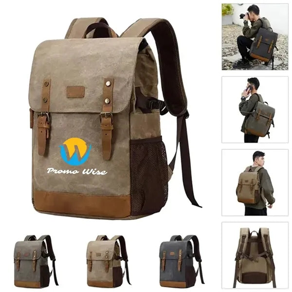 Large Capacity Camera Bag with Tripod Holder and Compartment