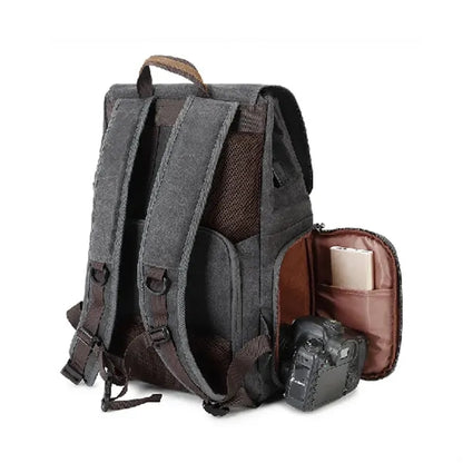 Large Capacity Camera Bag with Tripod Holder and Compartment