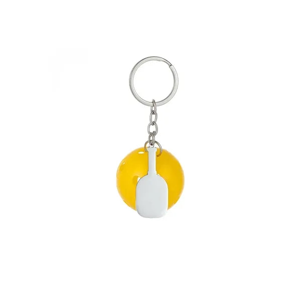 Plastic Pickleball Long Keychain for Backpack Decoration
